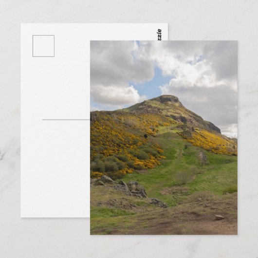 Arthur's Seat, Edinburgh Scotland ポストカード (正面/裏面)