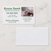 Artic & 可愛い人2つのfrms、救助牧場、救助… 名刺 (正面/裏面)