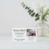 Artic & 可愛い人2つのfrms、救助牧場、救助… 名刺 (スタンド正面)