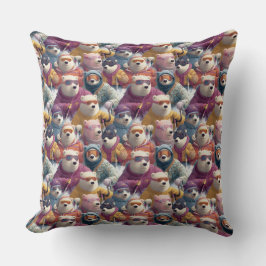 Artic Polar Bears Ski Club クッション