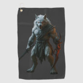 Artic Werewolf ゴルフタオル (正面)