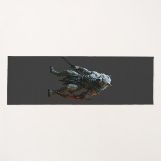 Artic Werewolf ヨガマット (正面(横))