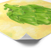 Artichoke Painting print ポスター (角)