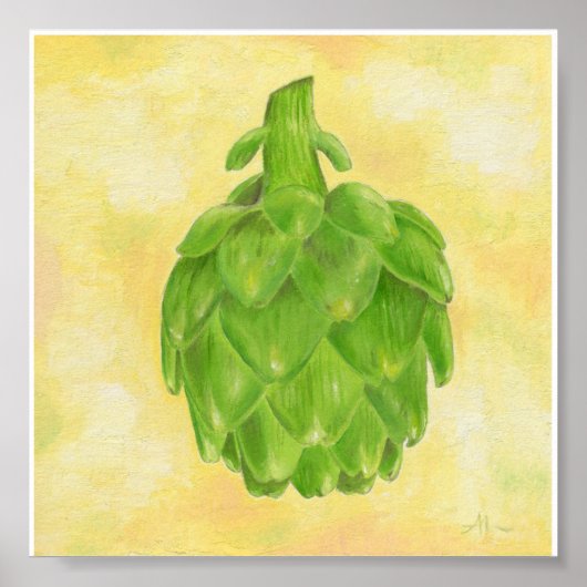 Artichoke Painting print ポスター (正面)