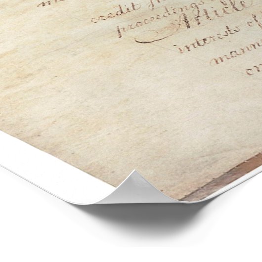 Articles of Confederation of the 統一された 州_pg1 ポスター (角)