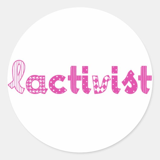 Artículos pro-lactancia /Breastfeeding advocacy ラウンドシール (正面)