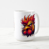 "Artie Angry Rooster" Mug コーヒーマグカップ (正面右)