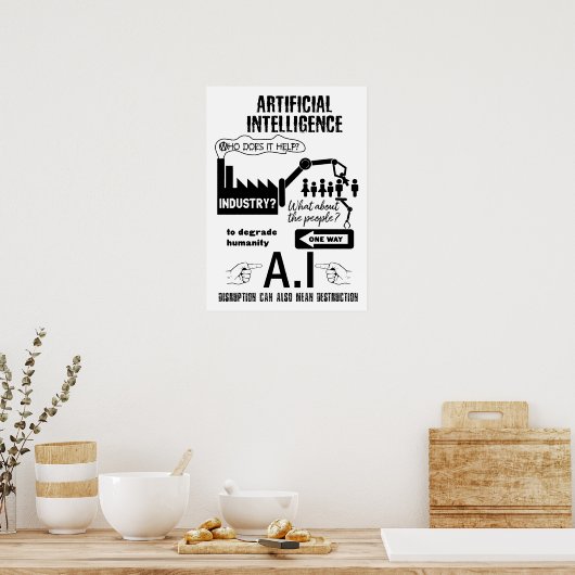 Artificial Intelligence ポスター (キッチン)