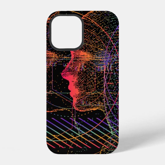 Artificial Intelligence and Virtual Reality concep iPhoneケース (裏面)