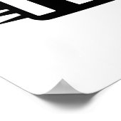 Artificial Intelligence Boss AI Funny Design ポスター (角)