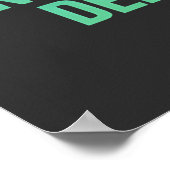 Artificial Intelligence Brain Humor Design ポスター (角)