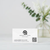 Artificial Intelligence Software Engineer Visiting 名刺 (スタンド正面)