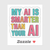Artificial intelligence sticker シール (シート)