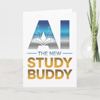 Artificial Intelligence Study Buddy Design カード