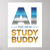 Artificial Intelligence Study Buddy Design ポスター (正面)