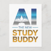 Artificial Intelligence Study Buddy Design ポストカード (正面)