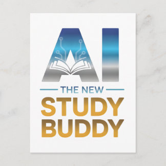 Artificial Intelligence Study Buddy Design ポストカード