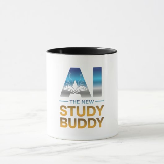 Artificial Intelligence Study Buddy Design マグカップ (中央)