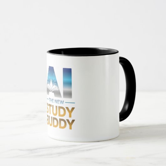 Artificial Intelligence Study Buddy Design マグカップ (正面右)