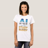 Artificial Intelligence Study Buddy Design Tシャツ (正面フル)