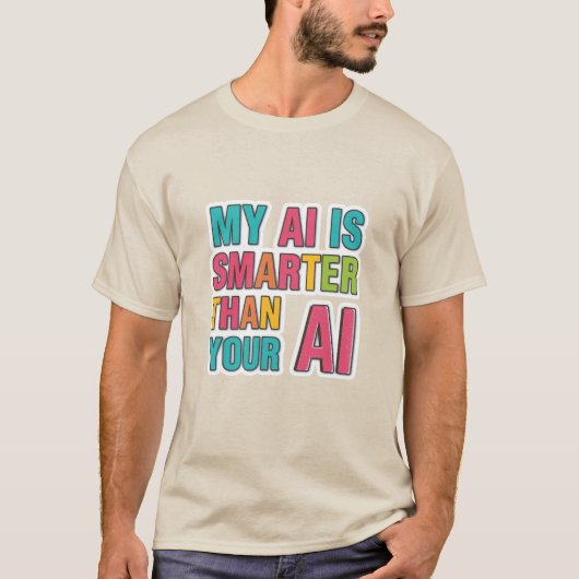 Artificial intelligence tシャツ (正面)