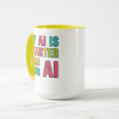 Artificial intelligence tee  マグカップ (正面左)