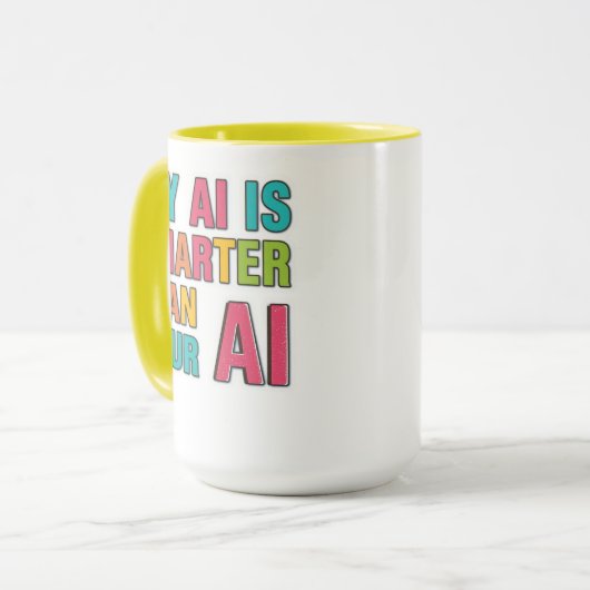 Artificial intelligence tee  マグカップ (正面左)