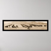 Artillery El Paso TX大写真1916 ポスター (正面)