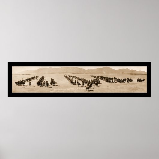 Artillery El Paso TX大写真1916 ポスター (正面)