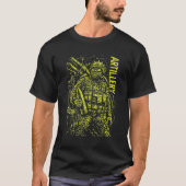 Artillery Toxic Warfare Soldier Illustration Tシャツ (正面)