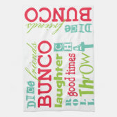 Artinspired著Buncoの地下鉄の芸術のデザイン キッチンタオル (縦)