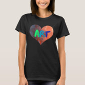 Artis Teacher  For  Colorful Heart Tシャツ (正面)