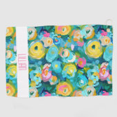 Artisan 絵を描カラフルおもしろい ゴルフタオル (横)