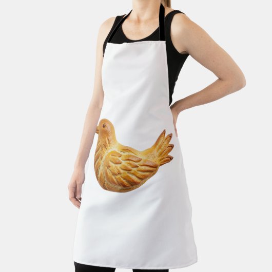Artisan Baked Bread Bird Sculpture エプロン (インサイチュ)