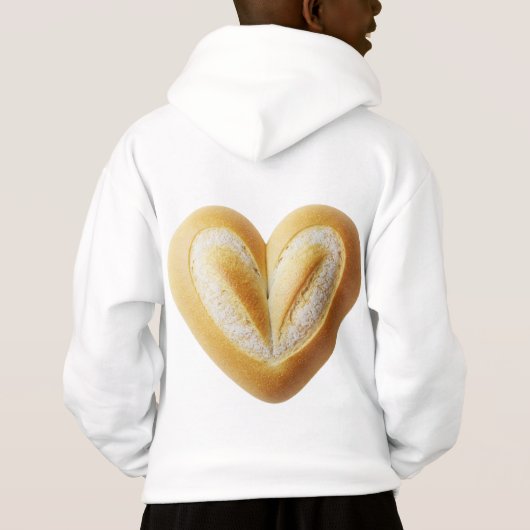 Artisan Baked Bread Heart Roll Sculpture (裏面)