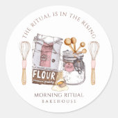 Artisan Baker Dessert Caterer Product ラウンドシール (正面)