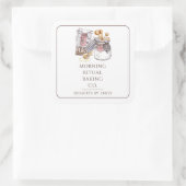 Artisan Bakery Baker スクエアシール (バッグ)