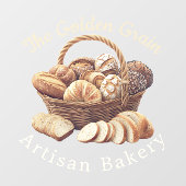 Artisan Bread Basket  ウィンドウサイン (シート)