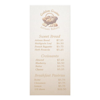 Artisan Bread Basket ラックカード