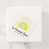 Artisan Canvas Rainbow 'Happiness is Homemade'  フェイバータグ (インサイチュ)