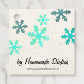 Artisan Canvas Snowflake Happiness フェイバータグ (正面)