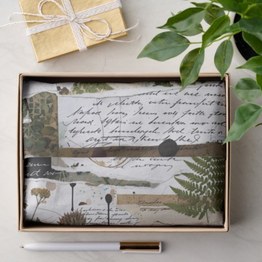 Artisan Collage Tissue:-Botanical 薄葉紙 (ギフト)