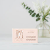 Artisan Cupcake Bakery Baking Tools Loyalty Card ロイヤリティカード (スタンド正面)