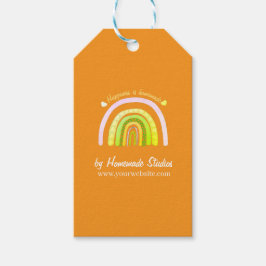 Artisan Rainbow 'Happiness is Homemade'  ギフトタグ
