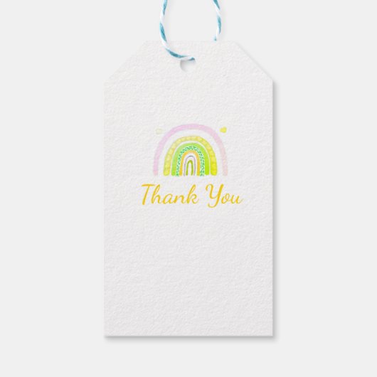 Artisan Rainbow 'Happiness is Homemade'  ギフトタグ (裏面)