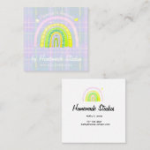 Artisan Rainbow 'Happiness is Homemade'  コーリングカード (正面/裏面)