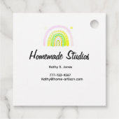 Artisan Rainbow 'Happiness is Homemade'  フェイバータグ (裏面)