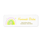 Artisan Rainbow 'Happiness is Homemade'  ラベル (正面)