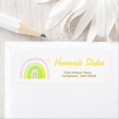 Artisan Rainbow 'Happiness is Homemade'  ラベル (インサイチュ)