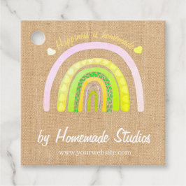Artisan Rainbow Raw Canvas 'Homemade'  フェイバータグ
